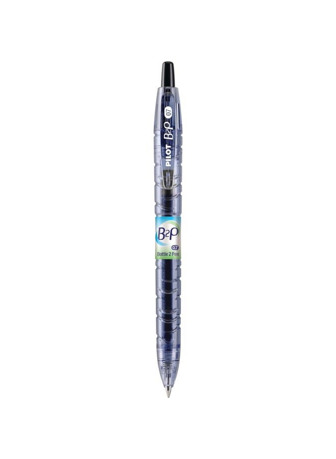 PILOT B2P - Bottle to Pen Refillable & Retractable Rolling Ball Gel Pen Made From Recycled Bottles, Fine Point, Black G2 Ink, 12-Pack (31600) - Image 5
