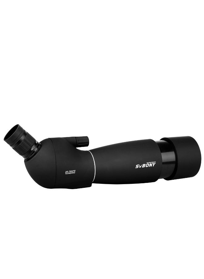 SVBONY SVBONY 25-75x70 Binoculars, equipped with 21mm large eyepiece, IP65 waterproof rating, BAK4 optical prism, multi-coated lenses, 45° angle eyepiece, suitable for bird watching and outdoor observation - black version  - Image 3