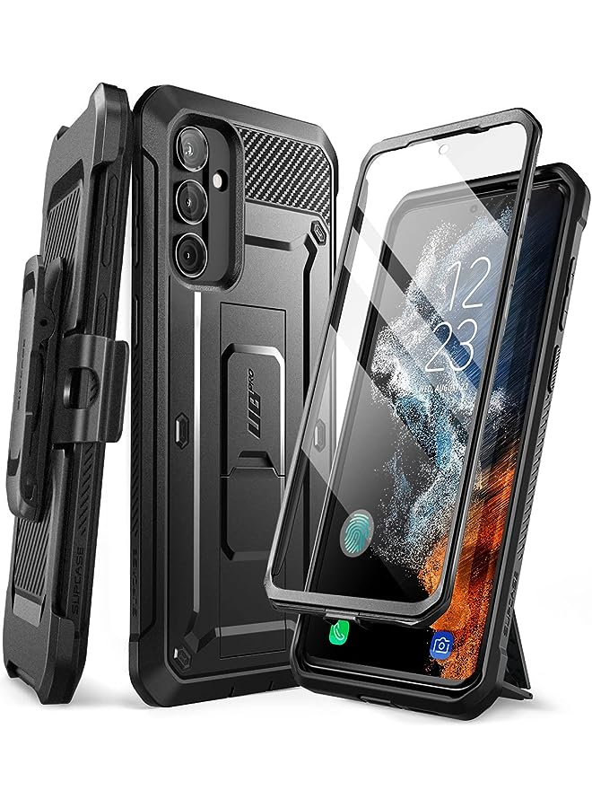 SupCase Unicorn Beetle Pro Case for Samsung Galaxy A54 5G (2022), Full-Body Rugged Belt-Clip & Kickstand Case with Built-in Screen Protector (Black) - Image 1