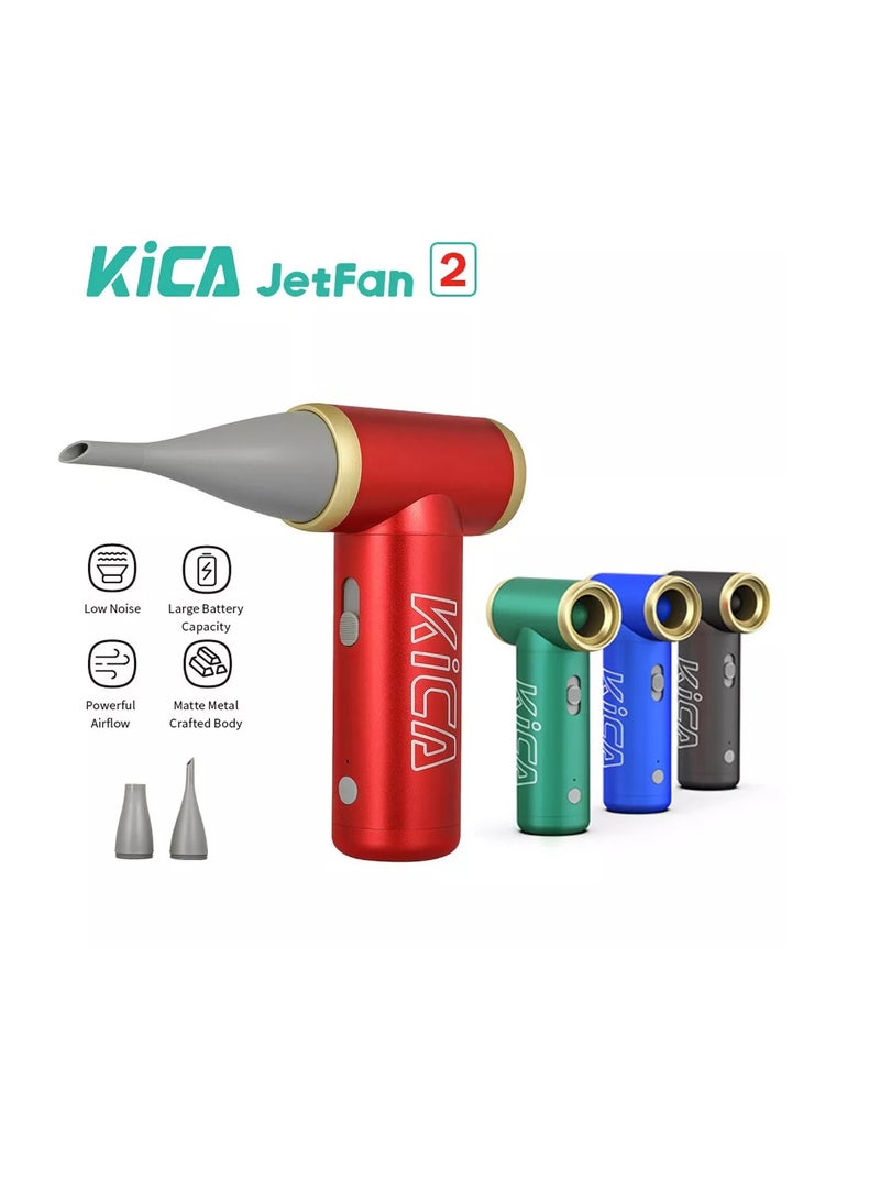 KiCA JetFan Electric Compressed Air Duster Mini Air Blower for Outdoors Picnic Camping Hair Drying PC Vacuum Cleaner - Image 3