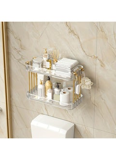 Clear & Gold 2-Tier