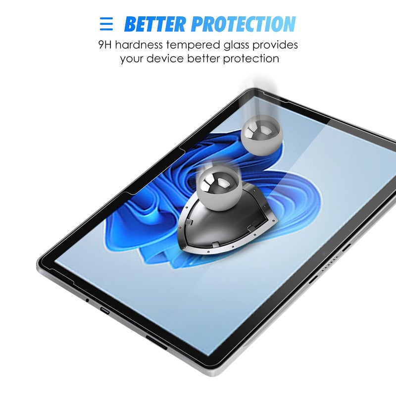 SPARIN 2-Pack Screen Protector Compatible with Microsoft Surface Go 3/Surface Go 4/Surface Go 2/Surface Go, Tempered Glass, High Responsive, Scratch Resistant - Image 4