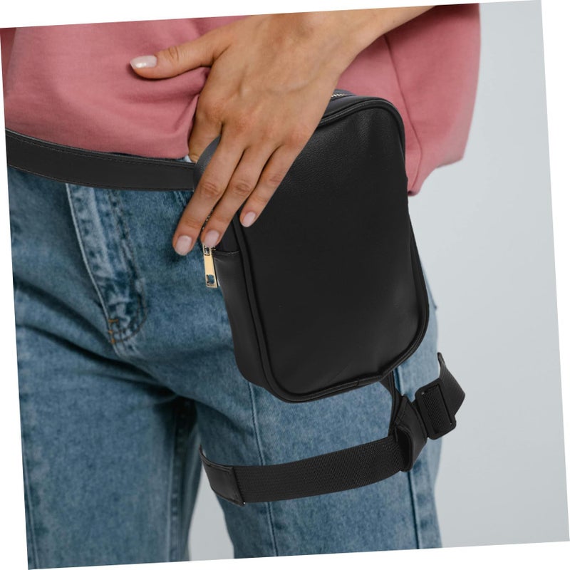 Outdoor Multi Function Leg Bag For Sports Waist Pack Black - Image 4