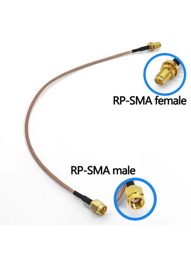 كابل تمديد آر إف من ذكر إلى أنثى بطول 11.81 بوصة من نوع آر جي 316 محوري للهوائي والموجه - Image 1
