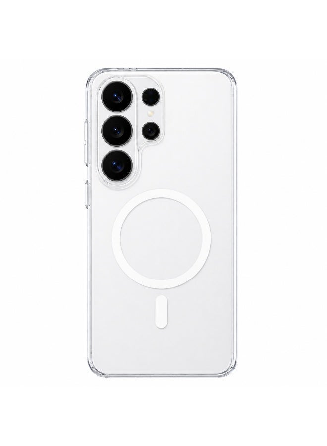غطاء KUVETE لهاتف Samsung S26 Ultra، متوافق مع MagSafe، تصميم شفاف مقاوم للصدمات مع مغناطيس مدمج، يوفر حماية متكاملة للكاميرا مع الحفاظ على مظهر الهاتف الأصلي بأناقة عصرية - Image 1