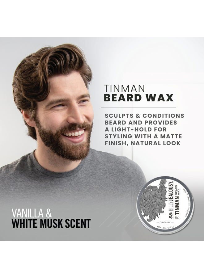 Billy Jealousy Tin Man No. 1 Nourishing Styling Beard Wax, 2 Oz. - Image 2