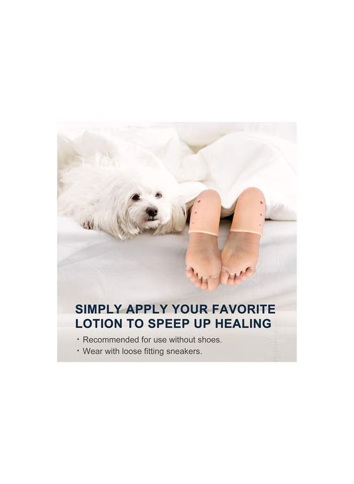 واقيات كعب من السيليكون الفاخر للأحذية، وأكواب كعب من الجل ونعل مبطن للنساء والرجال، وأكواب نعل مبطنة لعلاج التهاب اللفافة الأخمصية لتخفيف تشققات نعل القدم ومنع ظهور البثور - Image 5