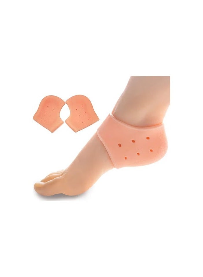 واقيات كعب من السيليكون الفاخر للأحذية، وأكواب كعب من الجل ونعل مبطن للنساء والرجال، وأكواب نعل مبطنة لعلاج التهاب اللفافة الأخمصية لتخفيف تشققات نعل القدم ومنع ظهور البثور - Image 1