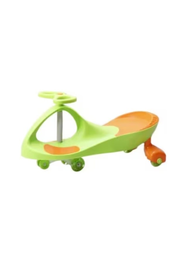 Colorland Swing Car With Light Green/Orange