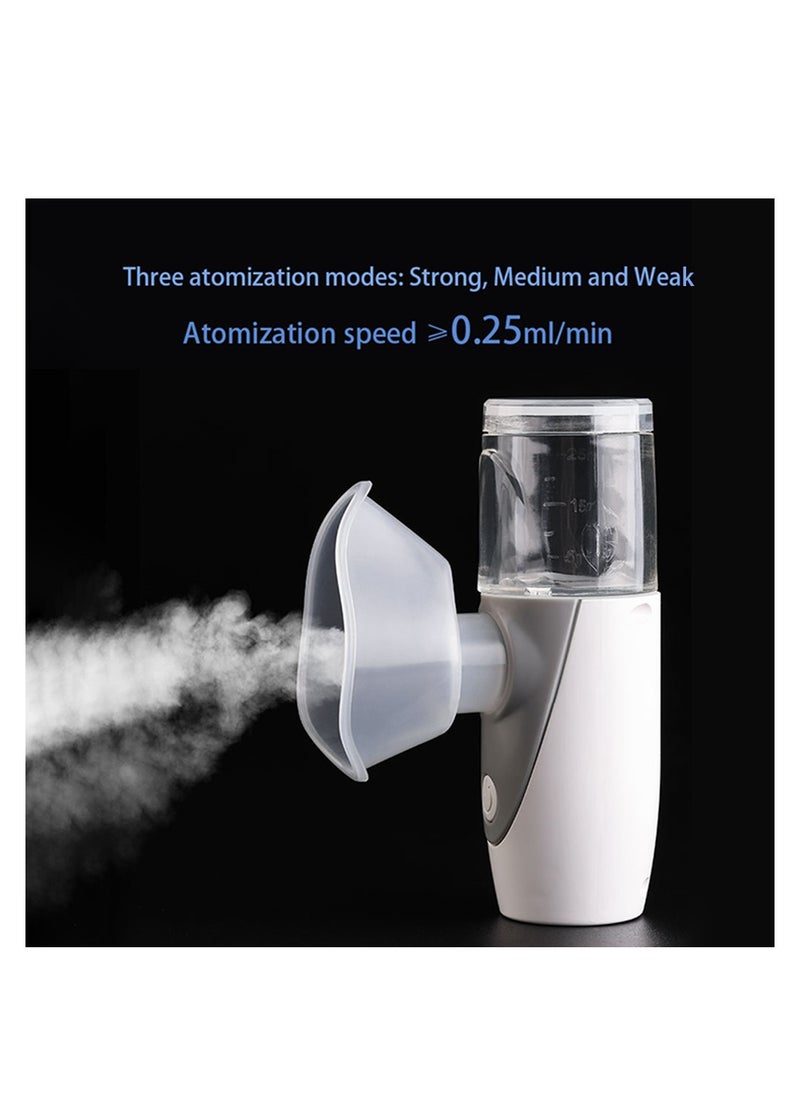 Generic - Medical-Level Nebulizer Household Mute Portable Phlegm and Cough Nebulizer Asthma COPD Vaporizer Handheld Steam Inhaler Mesh Nebulizer with Mask - Image 1