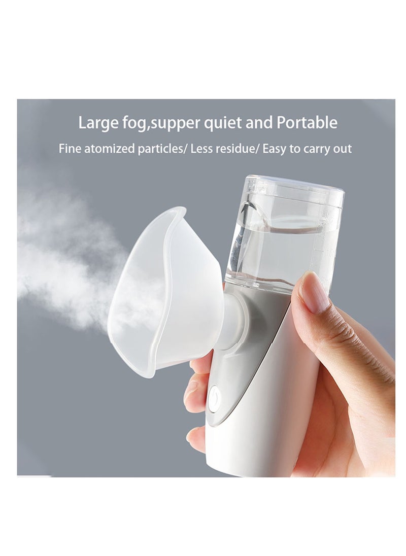 Generic - Medical-Level Nebulizer Household Mute Portable Phlegm and Cough Nebulizer Asthma COPD Vaporizer Handheld Steam Inhaler Mesh Nebulizer with Mask - Image 1
