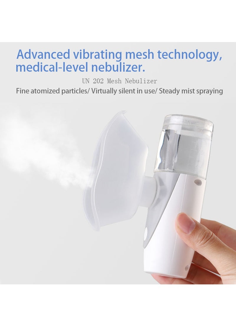 Generic - Medical-Level Nebulizer Household Mute Portable Phlegm and Cough Nebulizer Asthma COPD Vaporizer Handheld Steam Inhaler Mesh Nebulizer with Mask - Image 1