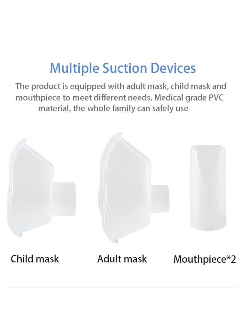 Generic - Medical-Level Nebulizer Household Mute Portable Phlegm and Cough Nebulizer Asthma COPD Vaporizer Handheld Steam Inhaler Mesh Nebulizer with Mask - Image 1