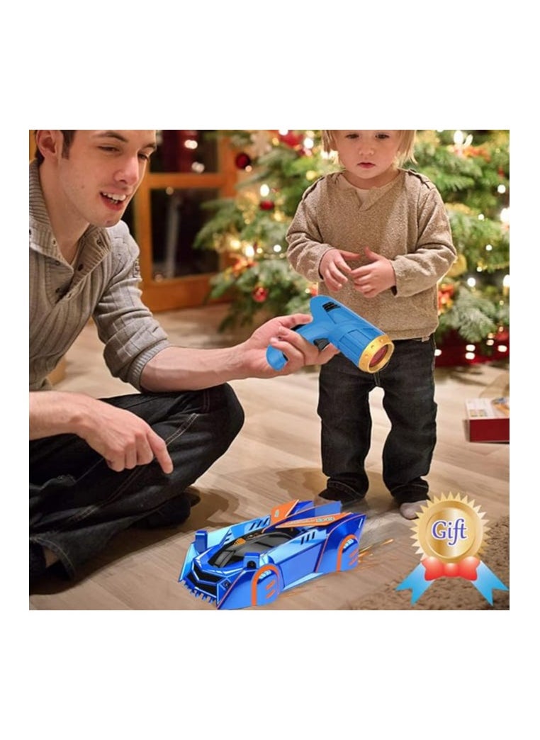 Wall Climbing Remote Control Car Dual Mode 360° Rotating RC Stunt Cars with Headlight Rechargeable Toys
