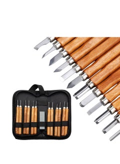 Arabest 12 Pack Precision Engraved Stainless Steel Craft Knives with Whetstone  - Image 1