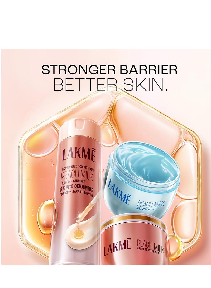 لاكمي كريم مرطب خوخ بالحليب الناعم للوجه 100غم | | كريم مخفوق خفيف الوزن يوميًا بفيتامين E للنعومة - Image 4