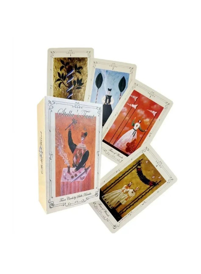 NIBEMINENT A set of tarot cards (of the size of playing cards) used for divination for personal purposes - The Star Tarot Oracle Deck - Image 2