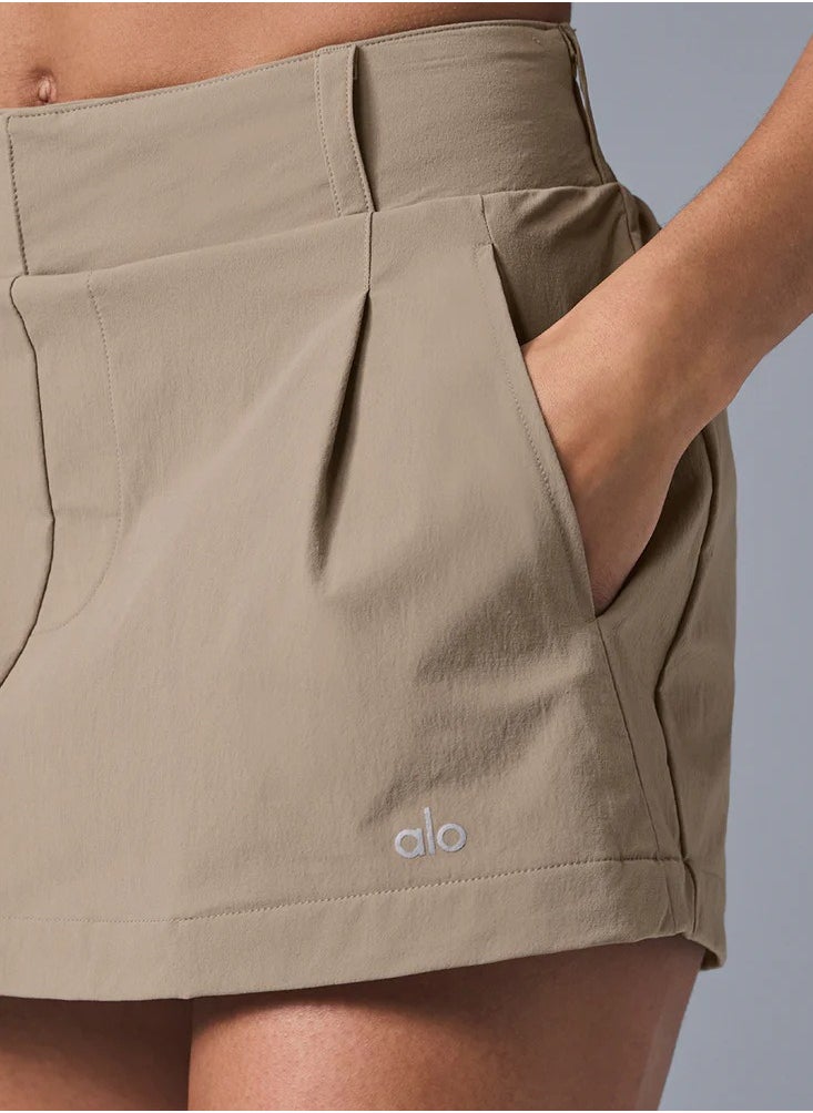 alo - alo low-waist short skirt, workwear skirt pants, hip-hugging skirt with pockets, quick-drying for sports - Image 1