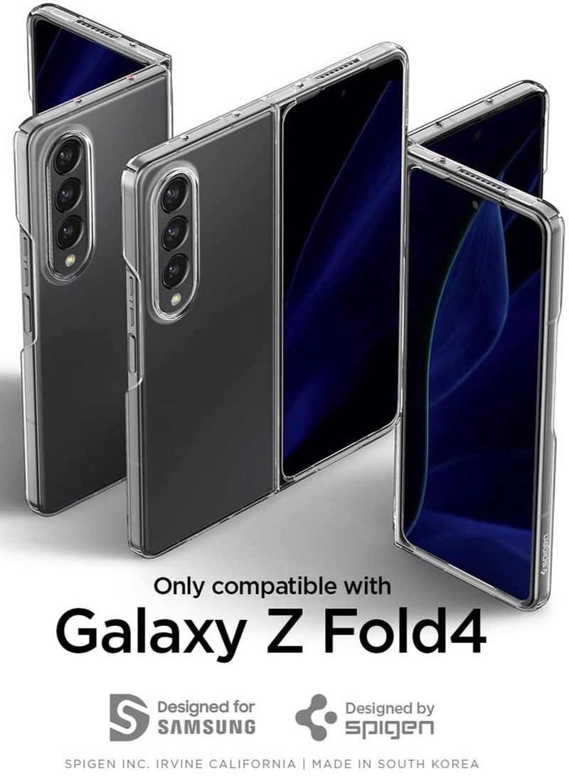 Spigen Air Skin Case Cover For Samsung Galaxy Z Fold 4 (2022) - Crystal Clear - Image 2