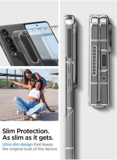 Spigen Air Skin Case Cover For Samsung Galaxy Z Fold 4 (2022) - Crystal Clear  - Image 5