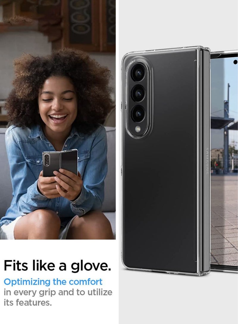Spigen Air Skin Case Cover For Samsung Galaxy Z Fold 4 (2022) - Crystal Clear - Image 3
