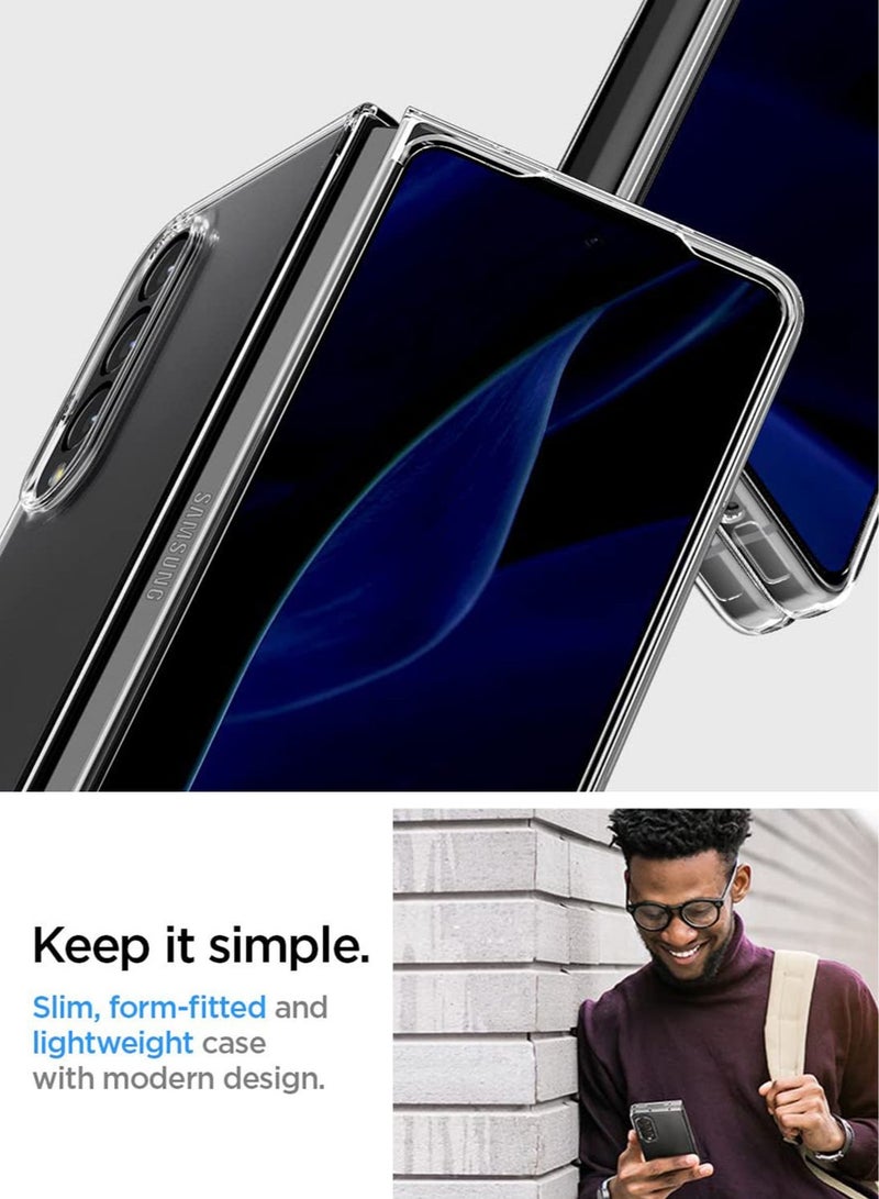 Spigen Air Skin Case Cover For Samsung Galaxy Z Fold 4 (2022) - Crystal Clear - Image 4