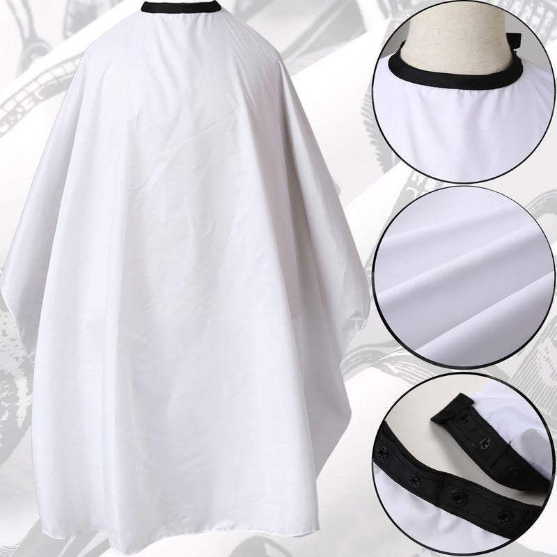Borogo Professional Hair Cutting Cape with Neck Duster Brush, Salon Barber Cape, Hairdressing Accessories B - Image 3
