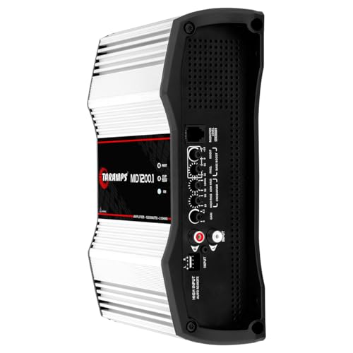 Taramp's Taramps MD 1200.1 Amplifier 2 Ohms 1200 Watts RMS 1 Channel Full Range Car Audio System, Monoblock, LED Monitor Indicator, Class D Great for Subwoofer - Image 3