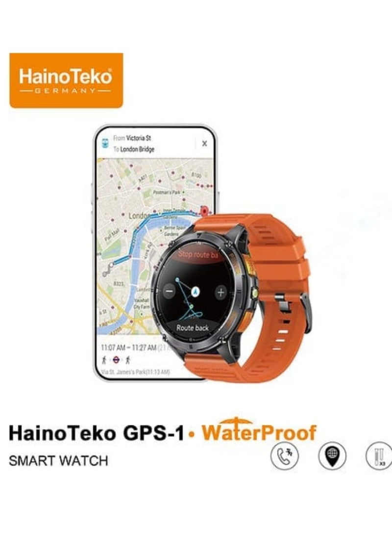 Haino Teko HainoTeko GPS-1: Premium Multi-Function Smartwatch with Call, GPS Navigation & Sports Tracking - Image 4