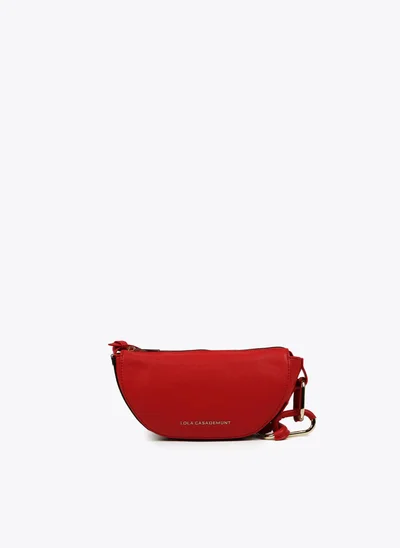 Lola Casademunt Crossbody bag with eyelets and logo strap