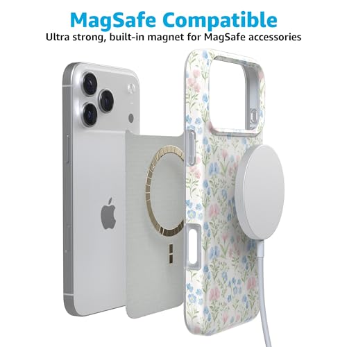 Casely iPhone 17 Pro Max Case | Pastel Garden | Sunday Best | Compatible with MagSafe | Classic Ultra Slim Design - Image 3