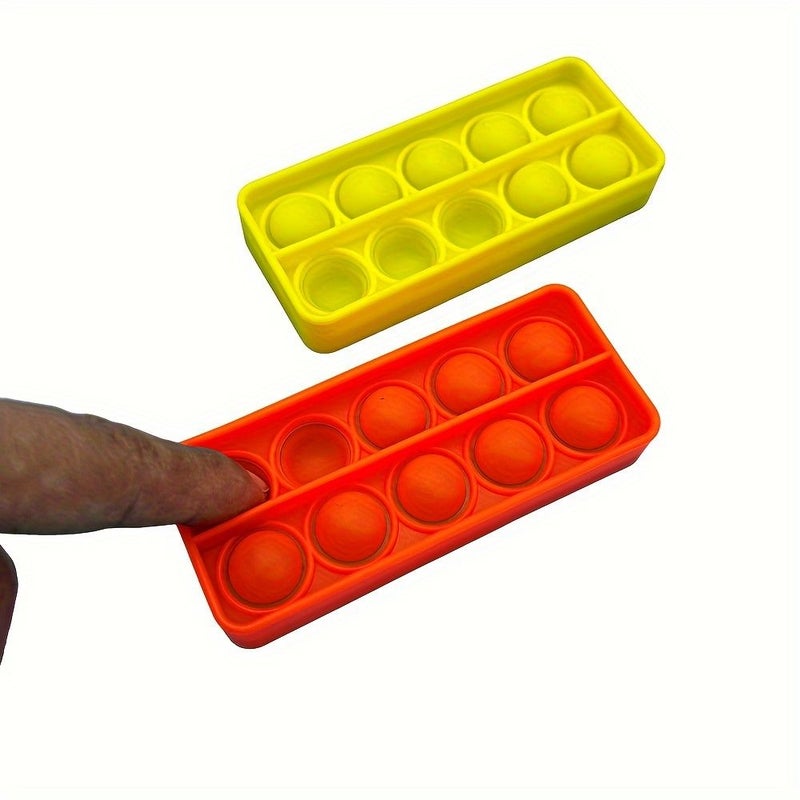 6pcs Ten Frame Math Games Push Bubble Fidget Toy Numbers Counting Learning Sensory Classroom Supplies Educational Stationery Manipulatives For Youngsters Unprinted - Image 3