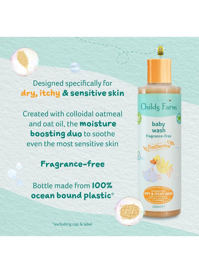 Oatderma Baby Wash 250 Ml Unfragranced Cleansing Goodness Of Oats With Dry Itchy And Eczemaprone Skin - pzsku/Z8878BA317387CC12DBE6Z/45/_/1723014273/fd289f70-9cc8-4ea7-a967-a92a9f841b1d