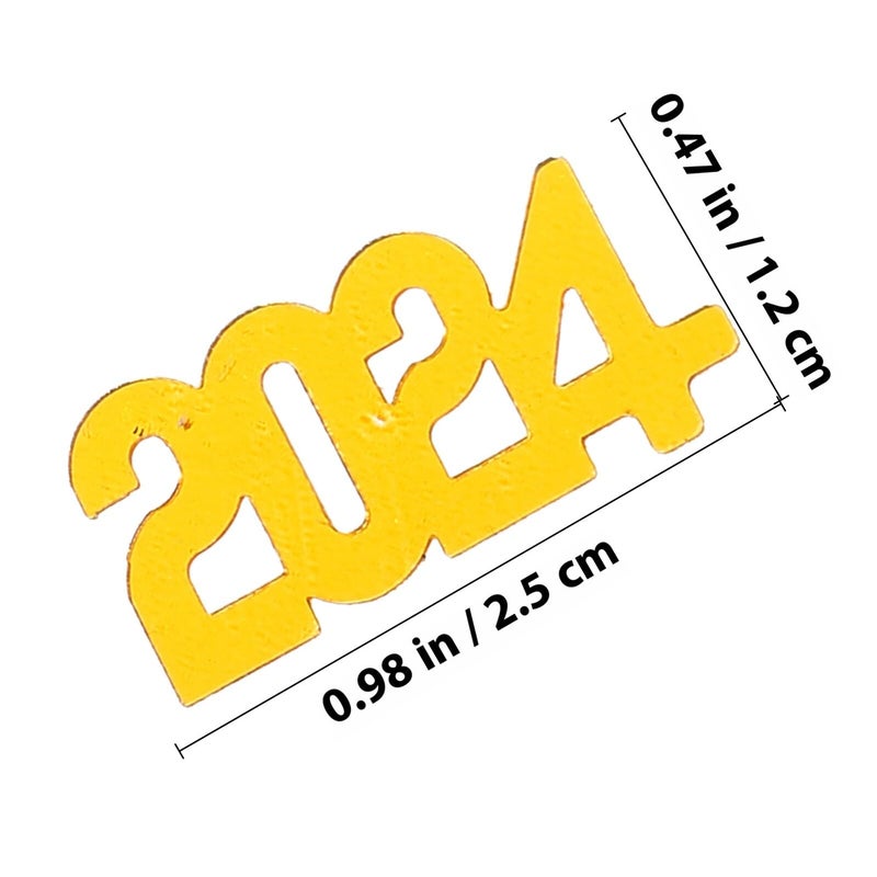 2024 تخرج كونفيتي أزرق 30 جرام 2 كيس ديكور طاولة لوازم حفلة - Image 3