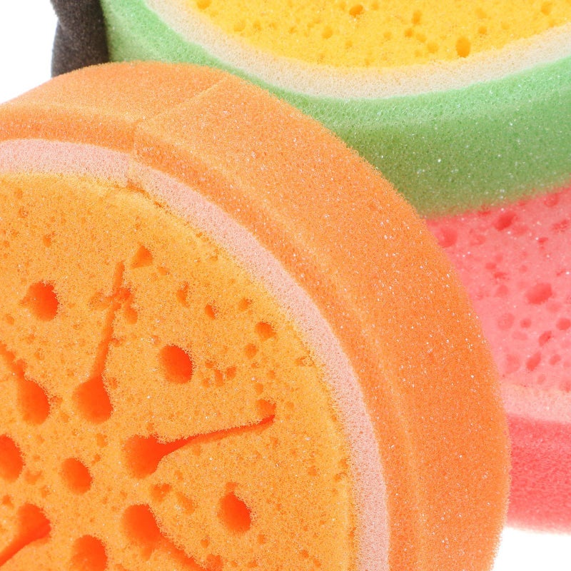 4Pcs Cartoon Dish Sponges Set Thick Absorbent Reusable Kitchen Cleaning Sponges - Image 4