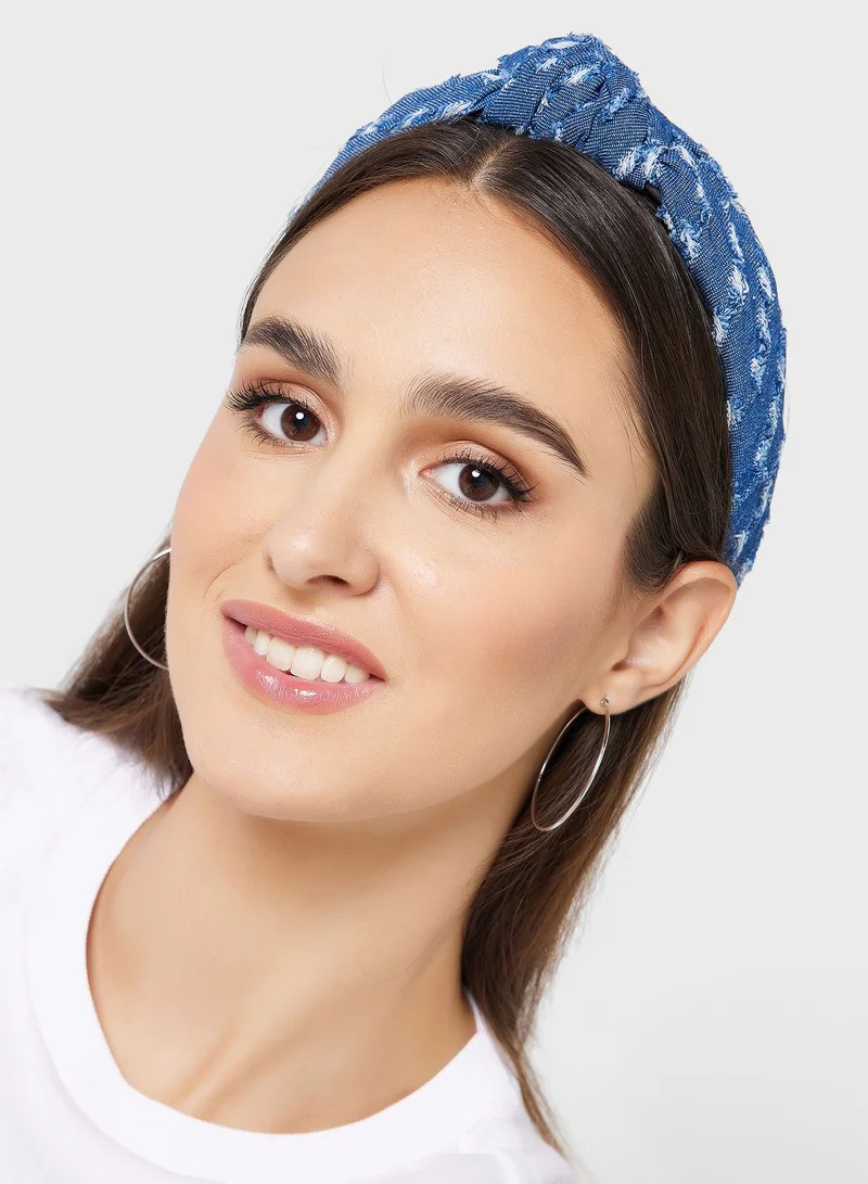 Ginger Denim Headband