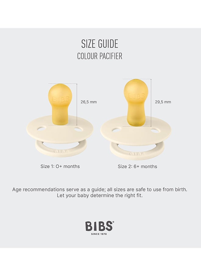 BIBS Liberty Colour Latex Pacifiers, Size 2, Capel Design, 2-Pack, Sage Mix  - Image 5