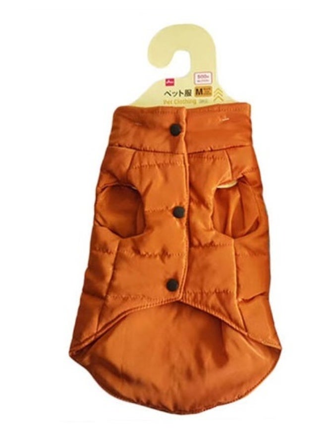 Medium Dog & Cat Outfit | Orange | Soft Lightweight Breathable Pet Apparel