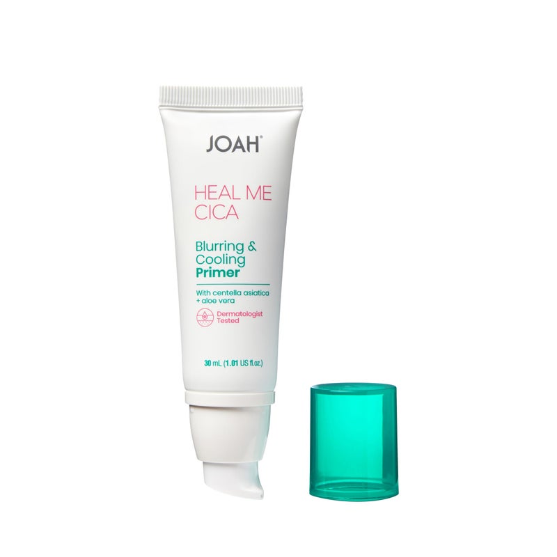 JOAH JOAH Heal Me CICA Primer Blurring  Cooling Aloe Vera Face Primer Centella Asiatica to Reduce Redness Help Calm Irritated Skin Cruelty Free 101 fl oz 
