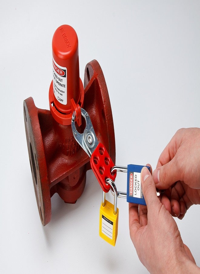 Brady Steel Lockout Hasp With Tab, 1-1/2" Inside Jaw Diameter - 105719 - Image 3