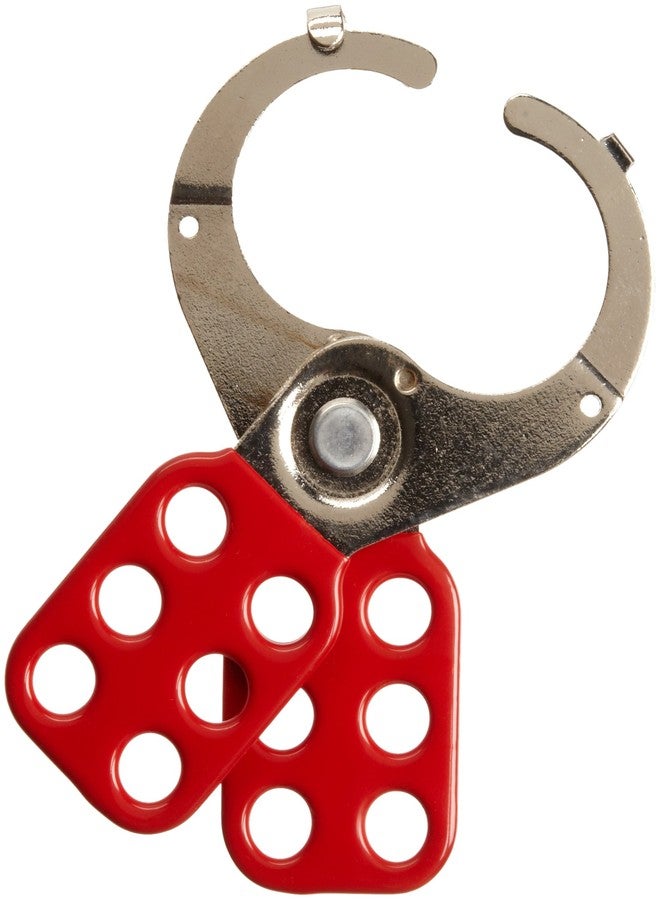 Brady Steel Lockout Hasp With Tab, 1-1/2" Inside Jaw Diameter - 105719 - Image 1