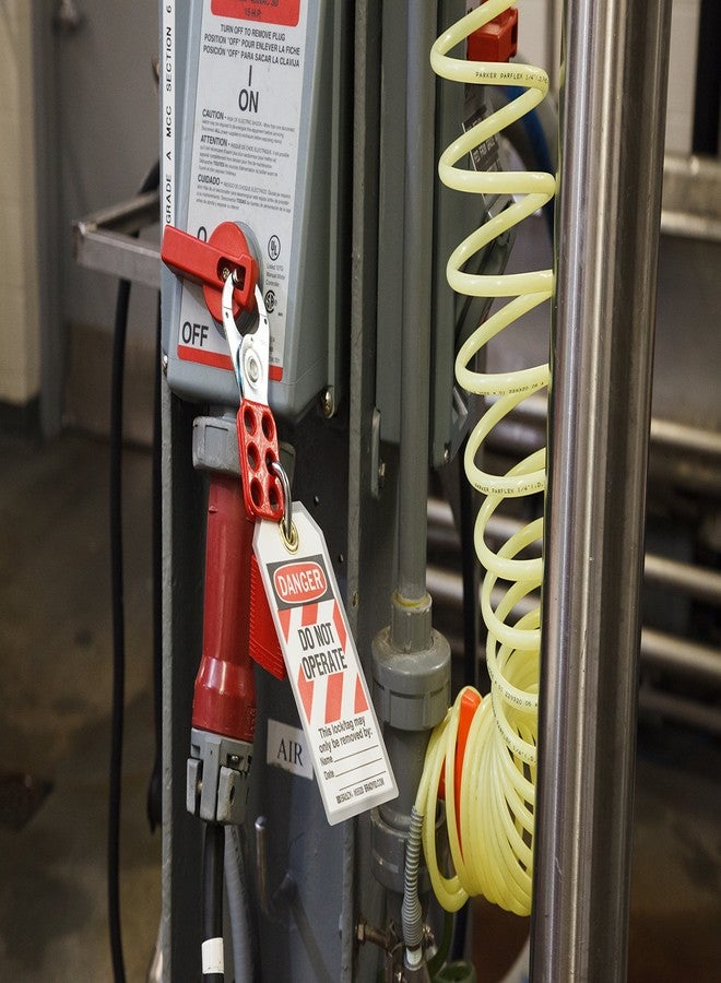 Brady Steel Lockout Hasp With Tab, 1-1/2" Inside Jaw Diameter - 105719 - Image 2