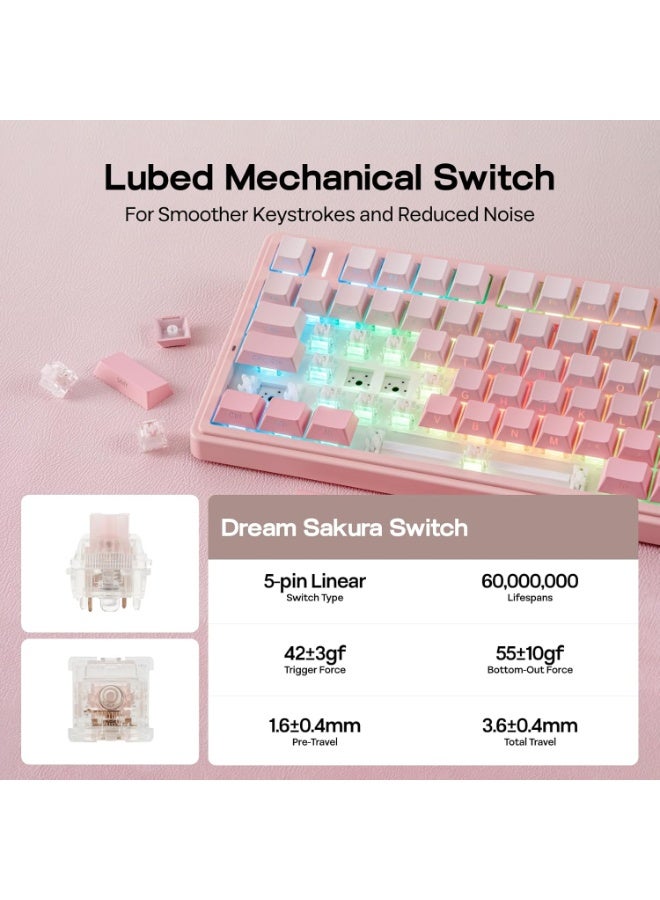 ابوماكر لوحة المفاتيح الميكانيكية اللاسلكية - Image 3