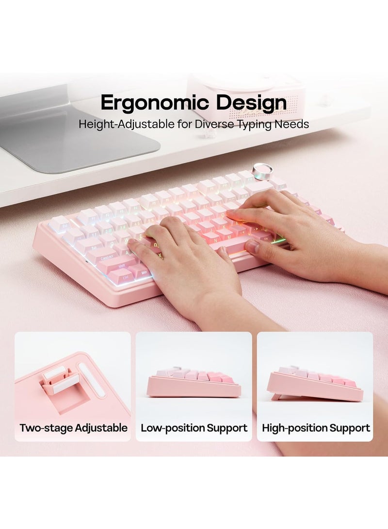 ابوماكر لوحة المفاتيح الميكانيكية اللاسلكية - Image 5