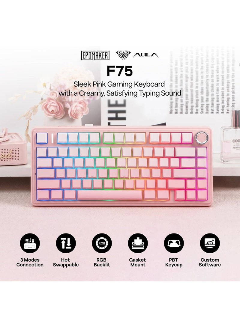 ابوماكر لوحة المفاتيح الميكانيكية اللاسلكية - Image 2