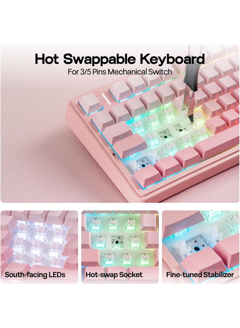 ابوماكر لوحة المفاتيح الميكانيكية اللاسلكية - Image 4