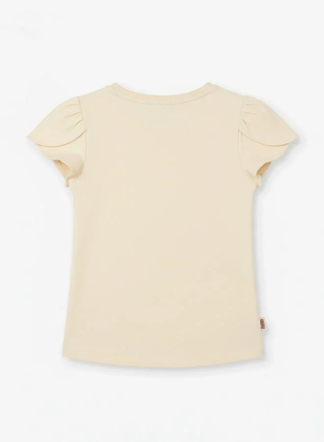 Tom And Jerry Graphic Print Round Neck Fashion T-shirt