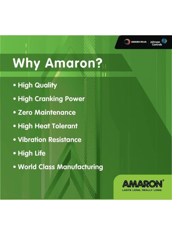 Amaron Car Battery, 12V 65AH 95D26L-MF - Image 5