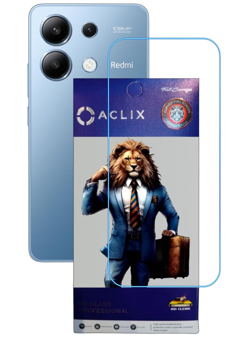 ACLIX Antistatic ESD Dustproof Premium Quality High Definition Clear Tempered Glass Screen Protector Designed For Xiaomi Redmi Note 13 - Image 1