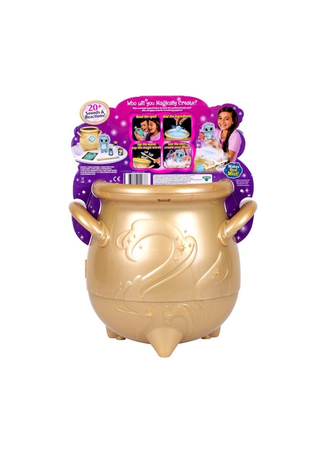 Magic Mixies - Magical Real Misting Gold Cauldron with 8 Inch Non-Electronic Plush Toy. Follow The Spell Book Add The Magic Ingredients. Who Will You Magically Create? - Image 5